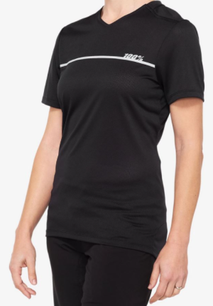 Koszulka damska 100% RIDECAMP black grey
