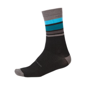 Endura Skarpetki Baabaa Merino Stripe Czarne S-m