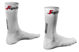Skarpetki Trek Segafredo Santini Letnie XS/S białe