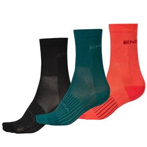 ENDURA Damskie skarpety Coolmax® Race 3-pcs czarny