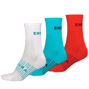 ENDURA Damskie skarpety Coolmax® Race 3-pcs niebieski