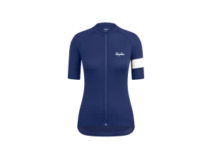 Damska lekka koszulka rowerowa Rapha Core Granatowy