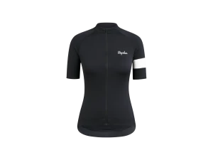 Damska koszulka rowerowa Rapha Core Czarny