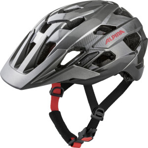 ALPINA KASK ANZANA DARKSILVER-BLACK-RED GLOSS