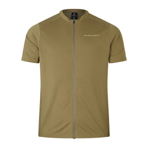 Koszulka Endura Loop S/S Zipped Tee Khaki
