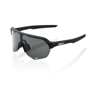 Okulary 100% S2 - Soft Tact Black - Smoke Lens