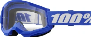 Gogle 100% STRATA 2 Goggle Blue - Clear Lens
