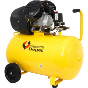 Kompresor 2- tłokowy, olejowy 'Deget V81153' [ZBV30-100] 2200W, 100L, 320/440 L/min, 8bar