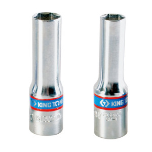 Nasadka długa cienkościenna do świec żarowych 'Kingtony 321510M' 3/8" 6- kąt. 10 x 65mm