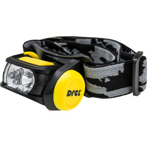 Latarka czołowa 'Drel LLO-3120' 1W SMD LED 3xAA 120lm zasięg 30m