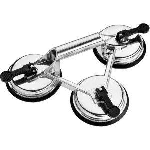 Uchwyt (przyssawka) do przenoszenia szyb, potrójny Drel BGS-2103 3 x 120mm