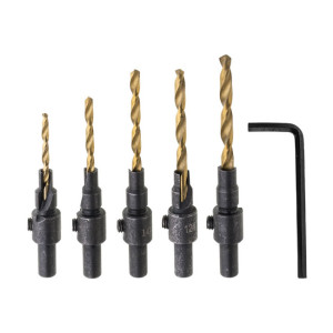 Zestaw wierteł do konfirmatów Condor XDK-3005 6-14mm - 5szt