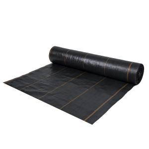 Agrotkanina antychwastowa PP czarna UV 110g 0,8 x 100m Bradas ATBK11008100