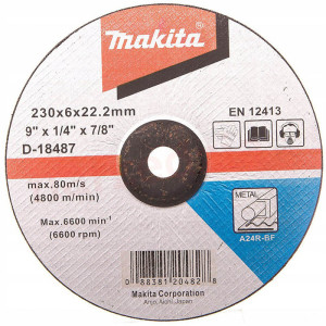 Tarcza do szlifowania metalu 'Makita D-18487' 230 x 6 x 22mm
