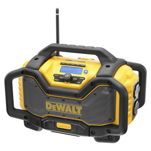 Radio budowlane akumulatorowe DeWALT DCR027-QW' DAB, Bluetooth 12/18/54V z ładowarką wewnętrzną (bez akumulatora)