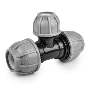 Trójnik do rur PE 'Bradas Drip System' 32/25/32mm (1/5szt.) DSRA10T3225