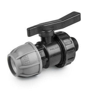 Zawór do rur PE 'Bradas Drip System' 32mm GZ 1" (1/5szt.) DSRA10V32M1