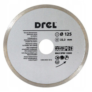 Tarcza diamentowa Drel DCB-1012 ciągła 125mm (na mokro)