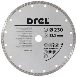 Tarcza diamentowa Drel DCB-3023 turbo 230mm (na sucho)