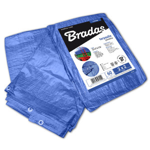 Plandeka wzmacniana Bradas BLUE 10 x 15m, 60g PL10/15