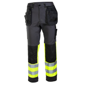 Spodnie robocze do pasa Seven Kings A9SP58 'Flash' czarno-seledynowe - rozmiar 58