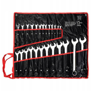 Zestaw kluczy płasko-oczkowych Drel IPO-6334 RWPn 6-32mm 25szt.