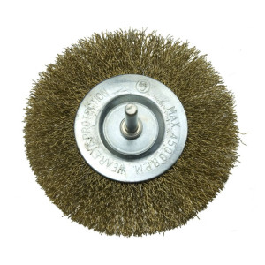 Szczotka tarczowa z trzpieniem 'Drel AST-1810' 100mm