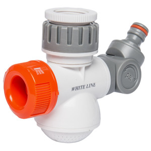 Przyłącze na kran 'Bradas White Line '- wielofunkcyjne (3 tryby pracy) WL-3140