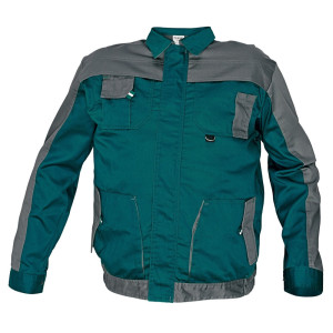 Kurtka ochronna damska 'Max Evo' szaro-zielona - rozmiar 48