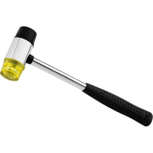 Młotek blacharski Drel HHG-6032 plastikowo - gumowy, trzonek metalowy