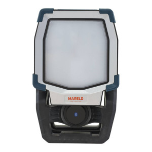 Lampa robocza akumulatorowa 'Mareld 690000823' IP65, Bluetooth, klips do mocowania, Shiny 5000lm z możliwością sterowania smartfonem