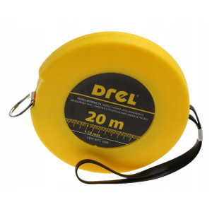 Miara zwijana (taśma miernicza) Drel MTS-1020 - 20m x 10mm - stalowa