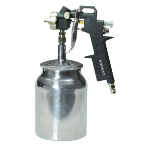 Pistolet lakierniczy 'Stanley 151093XSTN' dolny metalowy zbiornik 1L, dysza 1,4mm