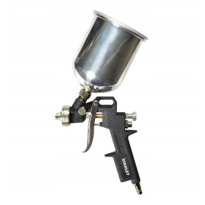Pistolet lakierniczy 'Stanley 170133XSTN' górny metalowy zbiornik 0,5L ciśnienie robocze 4 bar, dysza 1,5mm