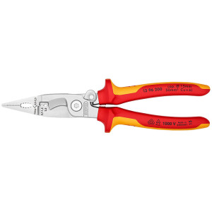 Szczypce elektroinstalacyjne 6w1 'Knipex 13 96 200' rękojeści izolowane 1000V VDE, 200mm