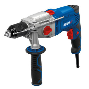 Wiertarka udarowa 'Dedra DED7962' 1100W 13mm 2-biegowa, uchwyt samoblokujący