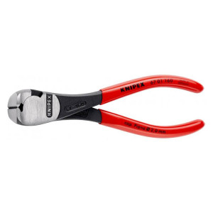 Szczypce tnące czołowe 'Knipex 67 01 160' rękojeści powlekane 160mm