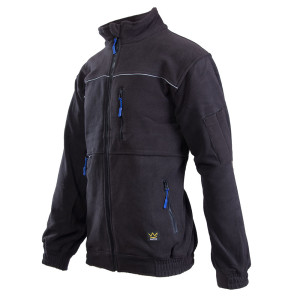 Bluza polarowa Seven Kings TA8PO-CAS_A, 'Topaz' czarna - rozmiar S