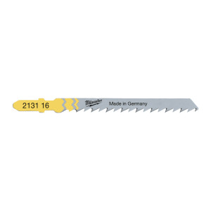 Brzeszczot do wyrzynarki do drewna 'Milwaukee 4932213116' 75mm, 6 z/cal, T144D (5 szt.) - szybkotnące