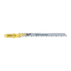 Brzeszczot do wyrzynarki do drewna 'Milwaukee 4932265312' 75mm, 6/21 z/cal, SPECIAL (5 szt.) -cięcie po łuku, zęby po obu stronach