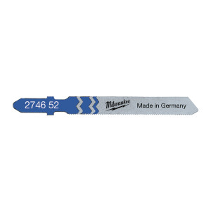 Brzeszczot do wyrzynarki do metalu 'Milwaukee 4932274652' 55mm, 36z/cal, T118G (5 szt.) - cięcie cienkich arkuszy materiału