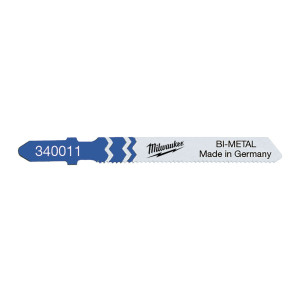 Brzeszczot do wyrzynarki do metalu 'Milwaukee 4932340011' 55mm, 21 z/cal, Bi-Metal, T118AF (5 szt.)