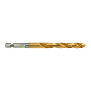 Wiertło do metalu 'Milwaukee 48894719' ShockWave Red HEX HSS-G TiN Tytanowe 8mm
