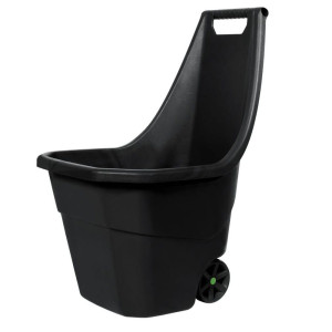 Taczka ogrodowa LOAD&GO 55l, czarna