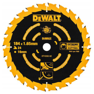 Piła tarczowa DeWALT DT10302-QZ EXTREME do drewna 184mm x 16 x 24zęb