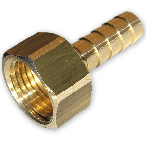 Nypel do węża 1/2" 9mm Bradas mosiądz