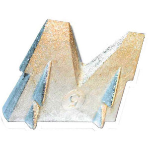 Klin metalowy do siekiery nr 6