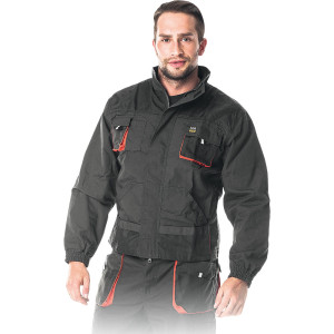 Bluza ochronna 'Foreco' czarno-pomarańczowa - rozmiar XL