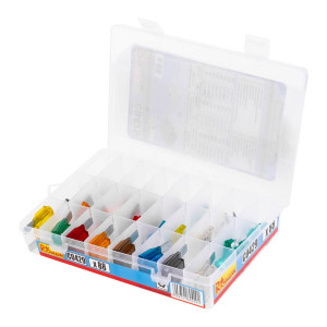Zestaw bezpieczników mini, standard i maxi Richmann C0429 88szt.