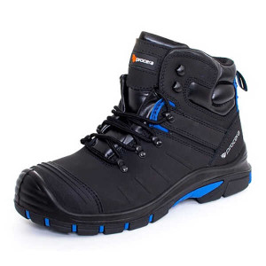 Buty robocze trzewiki 'Cobalt' S1 SRC skóra nubukowa